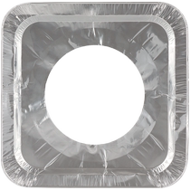 Gas stove oil-proof mat gas stove protection mat kitchen stove high temperature resistant extra thick tinfoil ring aluminum foil 3448