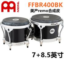 Mr MEINL Bongo drums FFBR400BK US production remo drum cuir 7 15 8 pouces