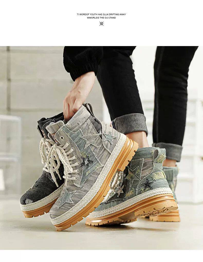 берцы cyytl 2023 mens boots casual shoes cowboy military platform OTHER