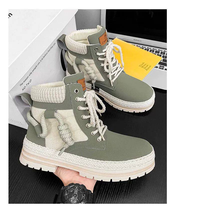 берцы cyytl 2023 mens boots casual shoes cowboy military platform OTHER