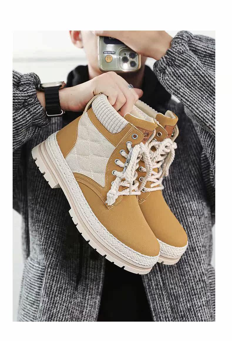 берцы cyytl 2023 mens boots casual shoes cowboy military platform OTHER