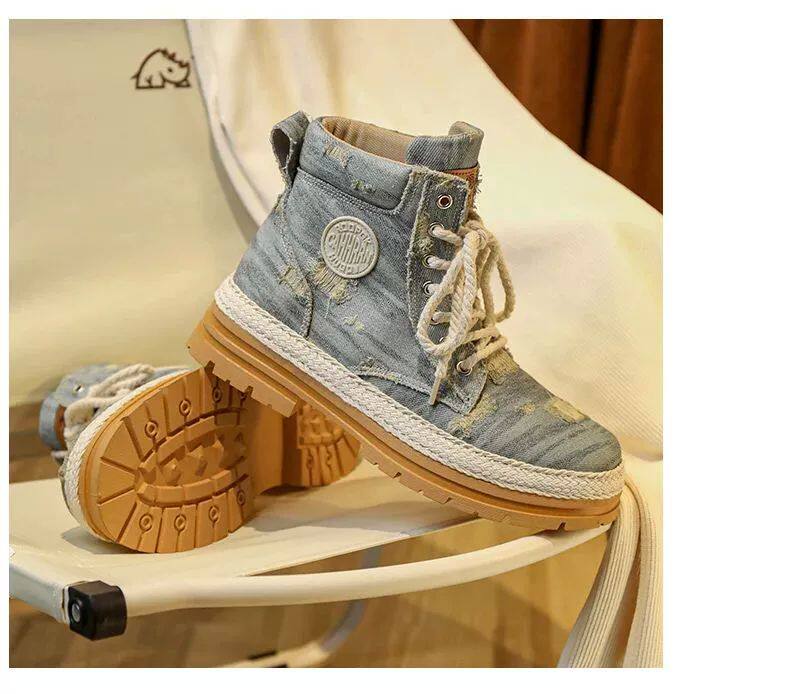 берцы cyytl 2023 mens boots casual shoes cowboy military platform OTHER