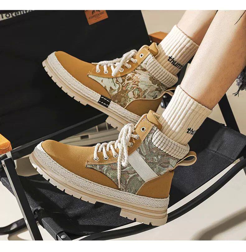 берцы cyytl 2023 mens boots casual shoes cowboy military platform OTHER