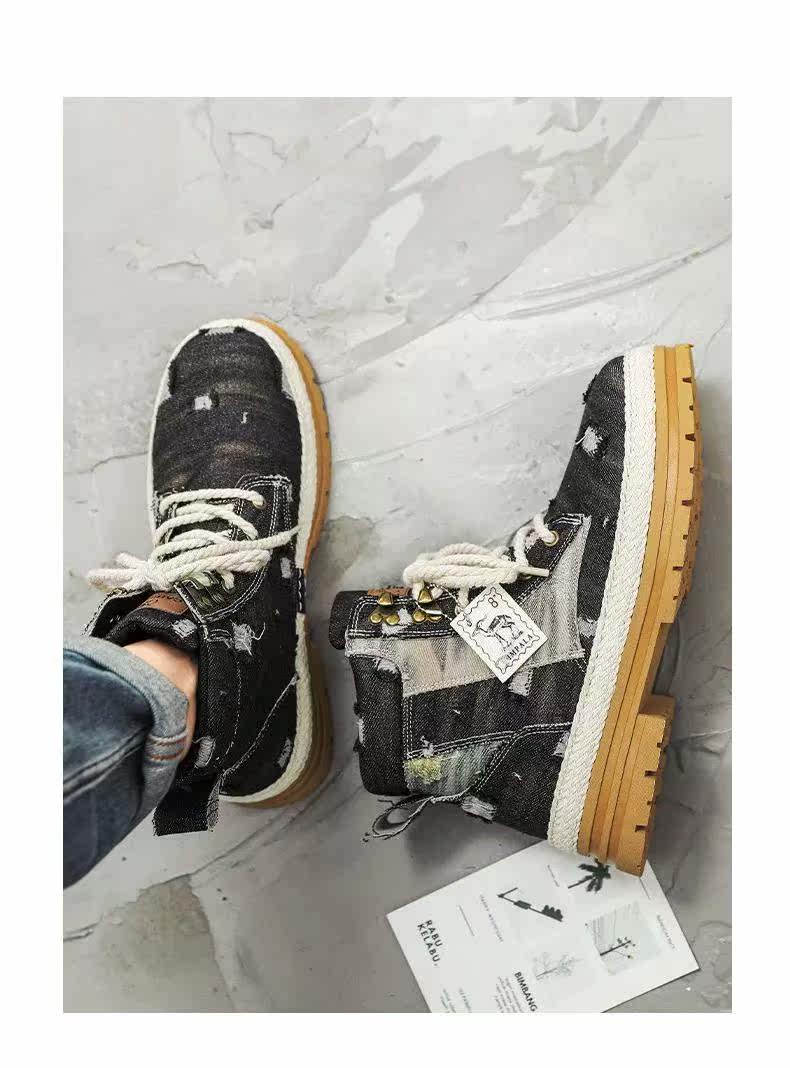 берцы cyytl 2023 mens boots casual shoes cowboy military platform OTHER
