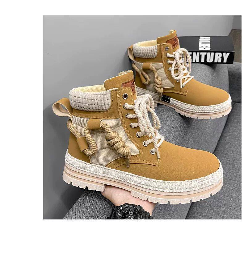 берцы cyytl 2023 mens boots casual shoes cowboy military platform OTHER
