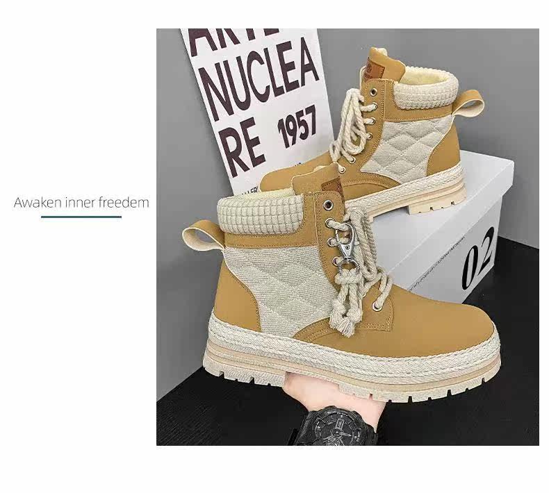берцы cyytl 2023 mens boots casual shoes cowboy military platform OTHER