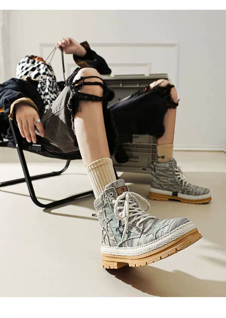 берцы cyytl 2023 mens boots casual shoes cowboy military platform OTHER
