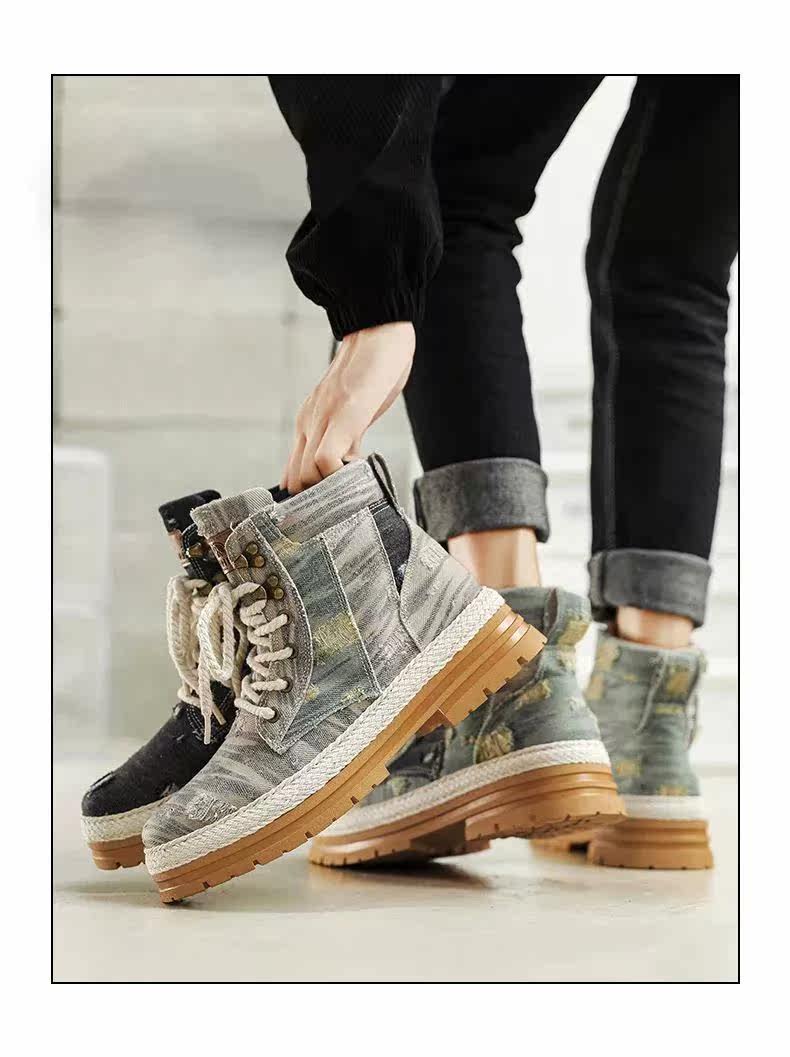берцы cyytl 2023 mens boots casual shoes cowboy military platform OTHER