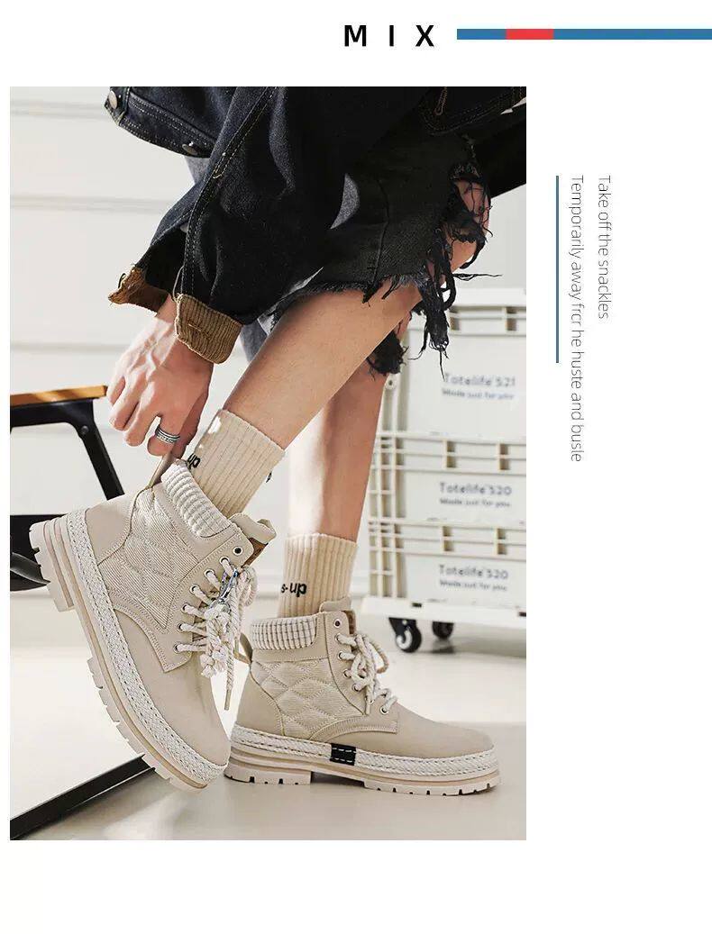 берцы cyytl 2023 mens boots casual shoes cowboy military platform OTHER