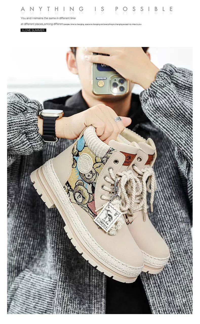 берцы cyytl 2023 mens boots casual shoes cowboy military platform OTHER