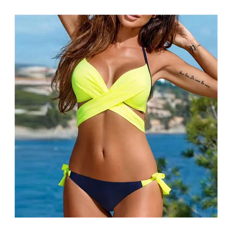 Красивый купальный набор для женщин 2024 года новый пуш-ап SEXY BIKINI SET