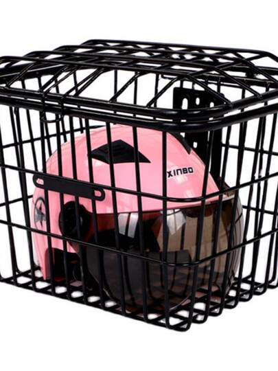 Electric Bike Basket, Bicycle Basket, Vegetable Basket, Bike Basket, Electric Scooter Basket, Thickened and Enlarged, Universal with Lid, Large Size, Front and Rear Universal