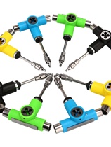 Four-wheel skateboard t-type y-type semi-automatic tool with die skateboard accessories semi-automatic tool ratchet socket wrench