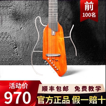DONNER smart silent guitar travel portable detachable folk headless acoustic guitar for beginners