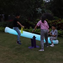 Luminous seesaw square park activity props parent-child interactive amusement outdoor internet celebrity seesaw Hunan