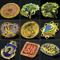 Badge customization metal division emblem cartoon badge customization scenic spot commemorative badge customization class emblem school emblem brooch medal