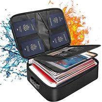 Black 3-layer of Bayer Flame-retard Documents Storage Box D3