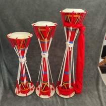 Pan rope student dance drum Yao long drum pull rope drum props Guangxi painted drum art test climbing rope drum Liannan