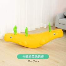 Horse rocking outdoor home baby double rocking horse childrens seesaw amusement park kindergarten indoor animal toy