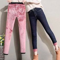 2023 Women Thermal Jeans Winter Snow Warm Plush Stretch