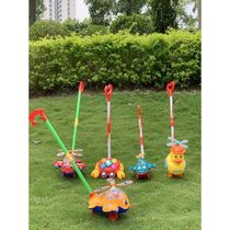 Childrens hand push airplane toddler push push toy baby 1 year old 2-year-old push walker stroller baby