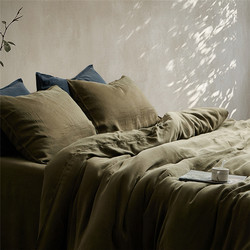 Mercury Home Textiles Minimalist 80S Lyocell Tencel Bed Sheets Quilt Cover Four-Piece Spring and Summer New Soft Bed