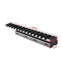 11mm to 20mm heightening guide rail 155mm heightening extension adapter scope bracket