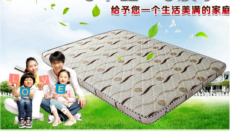 Màu xanh lá cây cọ dừa cọ dừa nệm nệm dừa tự nhiên cọ nệm cho trẻ em 1.2 Single Double 1 mét - Nệm nệm kim cương