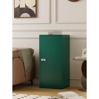Bedside table simple modern bedroom narrow side cabinet storage macaron clip small cabinet cream style ultra narrow side cabinet
