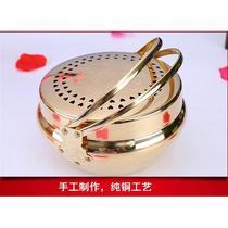 Wedding celebration supplies wedding copper fire gun copper brazier festive prosperous basin large copper fire foot stove hand warmer