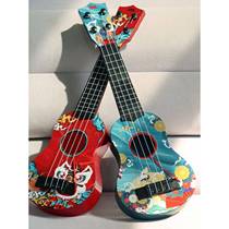 Childrens guitar ukulele toy boys and girls music can play national trend style early education beginner instrument
