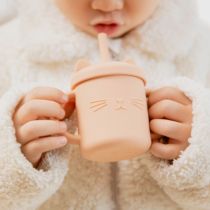 200ML Baby Feeding Drinkware Straw Cup Baby Learning Feeding