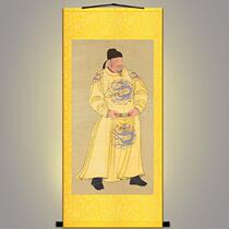 Portrait of Emperor Taizong Li Shimin of the Tang Dynasty Museum Edition Tang Dynasty Emperor Scroll Painting Silk Decorative Painting Figure Painting