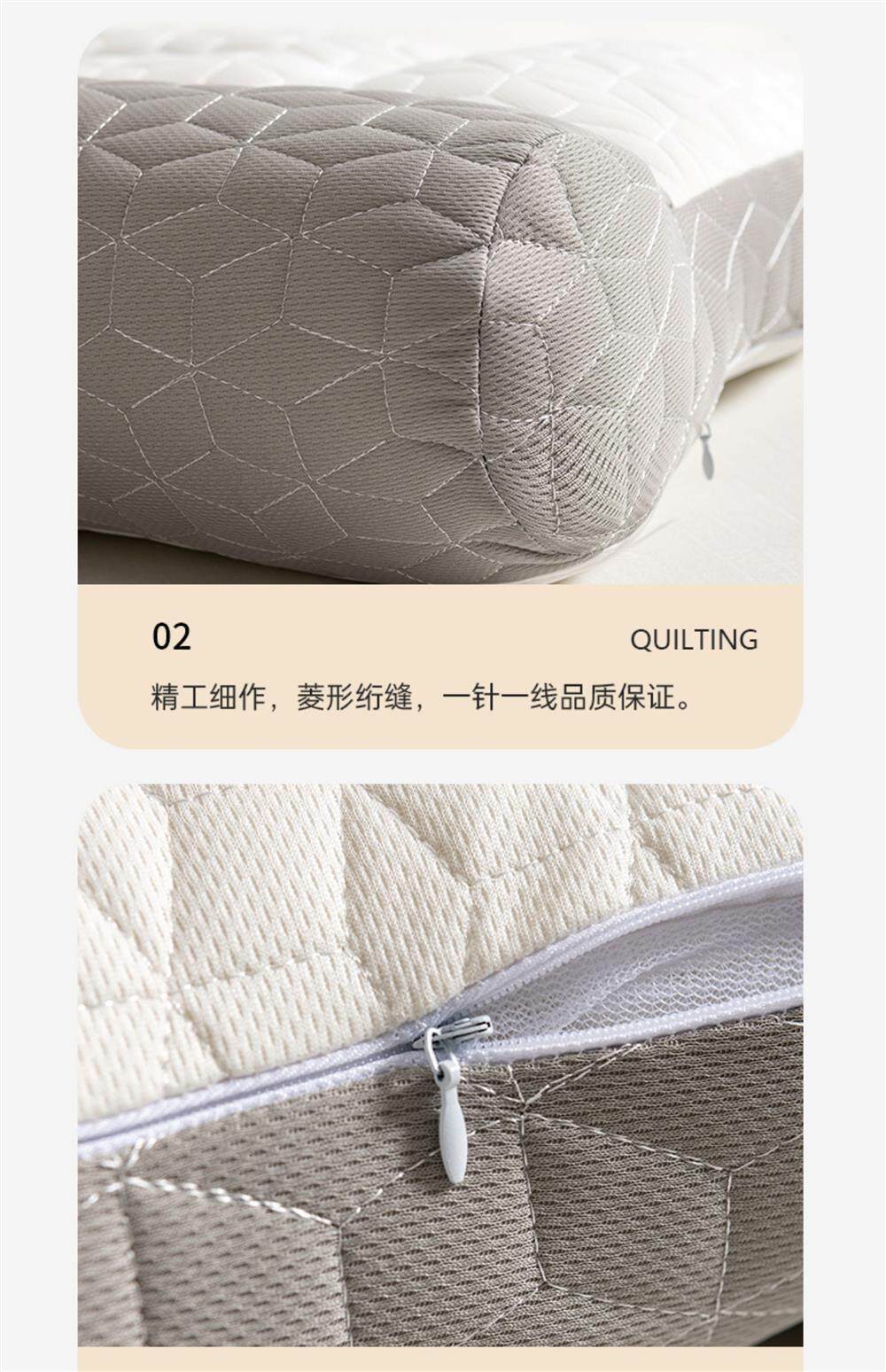 Подушка 牵引护颈枕头助睡眠枕芯宿舍一对深睡眠专用颈椎枕家用c No brand