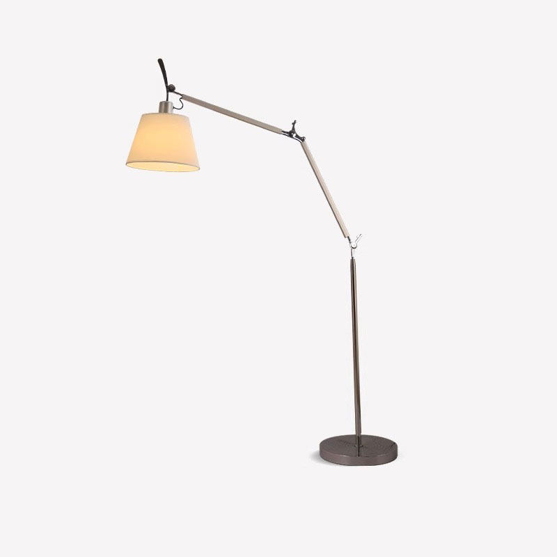 和風折りたたみデザイナーロッカーアームヴィンテージフロアランプリビングルームソファ寝室書斎読書調節可能な釣りランプ