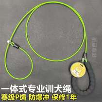 P rope Labrador walks the dog chain strand punch out explosion-proof traction rope dog puppy phaschi