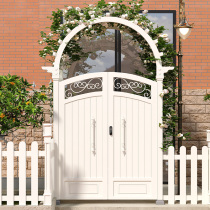 European-style villa garden door modern light luxury French garden door B&B aluminum art fence door courtyard entrance garden door