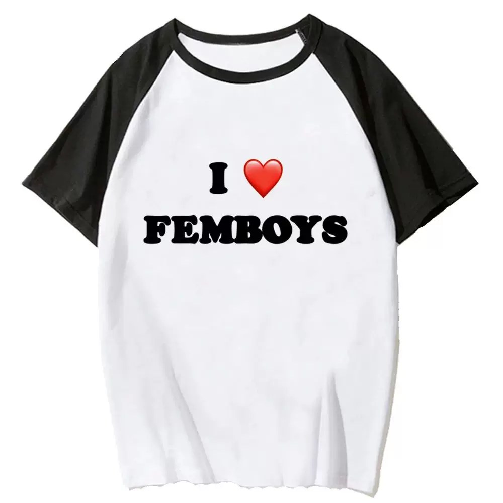 Футболка женская «Femboy» с графическим манга-принтом, реглан, размеры XS–XXL