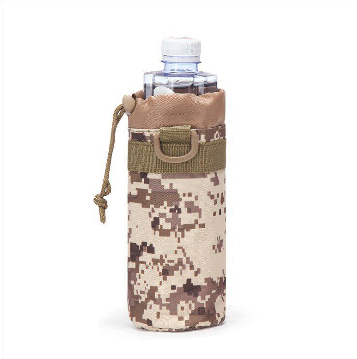 MOLLE portable sports outdoor tactical water bottle bag cup protective cover thermos cup cover water cup cover