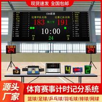 Basketball game stadium software timing and scoring system basketball 24-second timer football electronic scoreboard