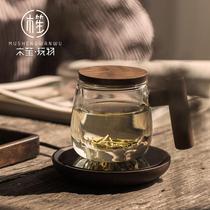 Wooden plaything constant temperature coaster office tea cup heating base water cup 55 degree thermal insulation coaster warm water thermostat