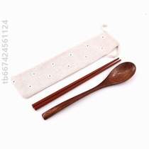 Chopsticks cotton linen bag portable travel tableware #knife and fork student chopstick storage spoon Japanese straight bag