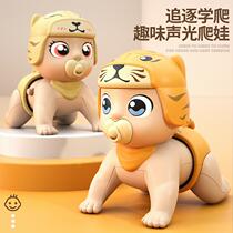 Baby learning crawling toy baby guide toddler early education educational electric training head-up doll 1 year and 6 months old