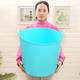 Extra-size dirty clothing basket plastic dirty clothing basket dirty clothing basket laundry basket toy storage bucket storage basket children's bath bucket