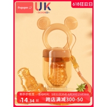 Shixi baby fruit food supplement bite bag fruit and vegetable fun baby juice artifact bite play teether molar stick