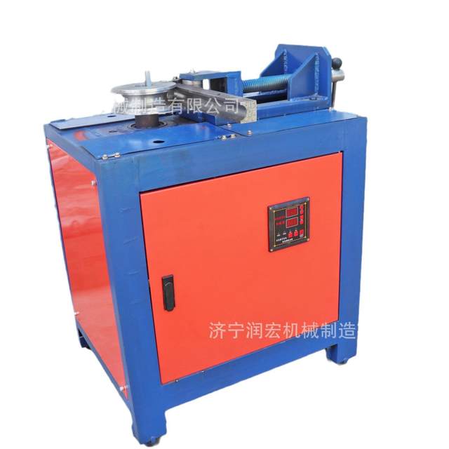 ເວທີທໍ່ໄຟຟ້າ bending machine stainless steel round pipe urban construction street light bending machine stair handrail railing pipe crimping machine