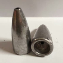 Bullet-shaped through-the-heart sea rod lead pendant throwing rod hollow fishing fishing lead pendant fishing gear bullet pendant sea rod lead pendant