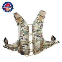 Combat2000 tactical vest AVS outdoor equipment training back plate weight-bearing clothing H frame backpack