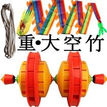 Shunhe double-headed hula hoop diabolo specializes in large 9 bearings 21cm 72 ring double dragon playing beads for adults and old people