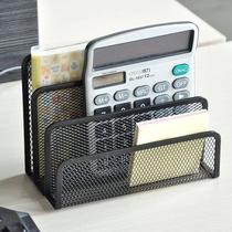 Office stationery creative desktop cashier financial receipt document storage rack organizer envelope clip metal